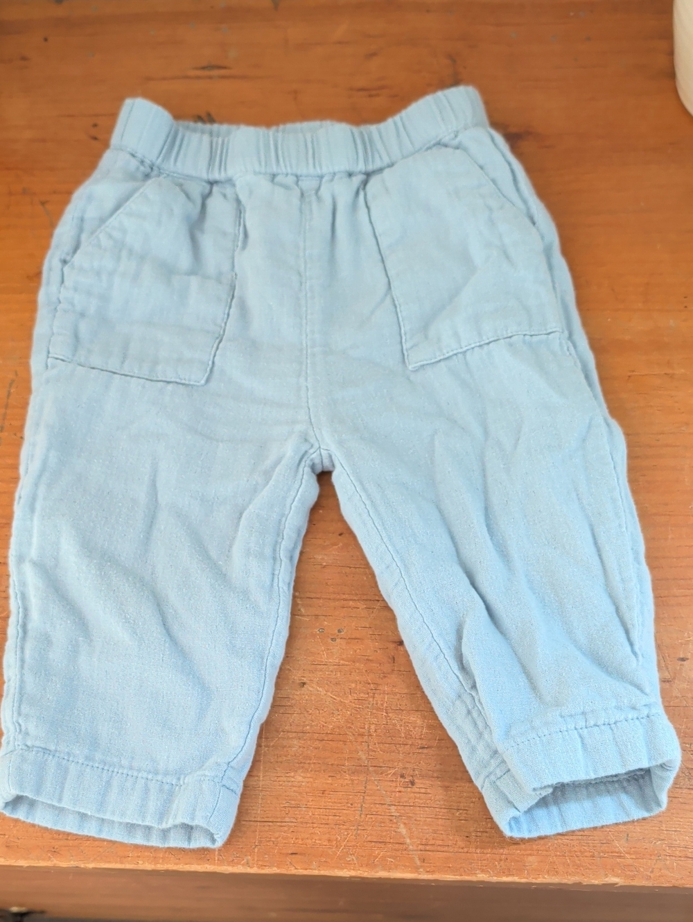 Hanna Andersson Light Blue Kids Pants - Soft Elastic Waist Bottoms